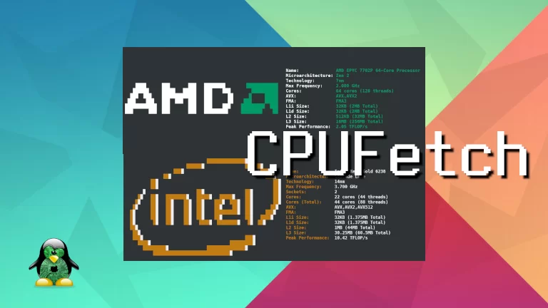 Mostrar la Info de tu procesador desde la terminal con CPUFetch