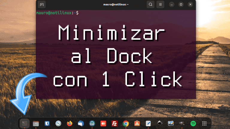 VIDEO: Como activar «Click to Minimize» para minimizar las aplicaciones con un clic en Ubuntu