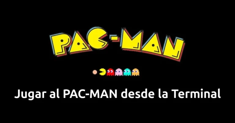 Date el gusto un ratito jugando al Pac-Man desde la Terminal