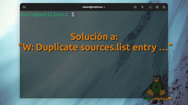 Solución a: “W: Duplicate sources.list entry …” al actualizar con APT