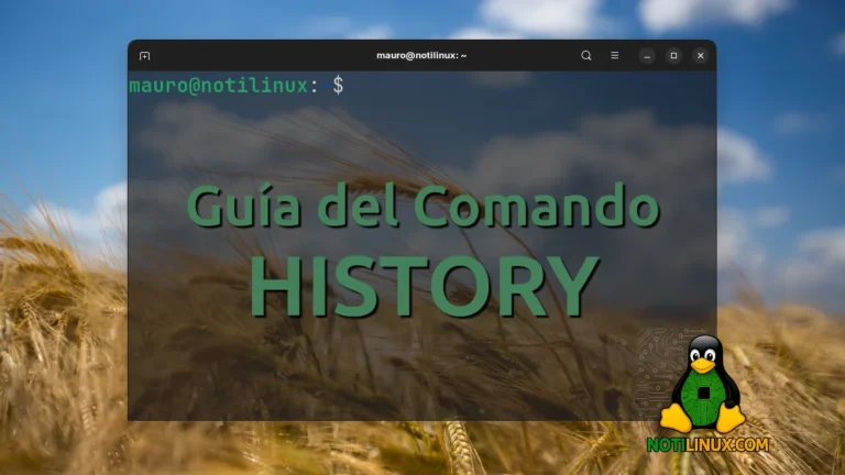 ¿Cómo usar y para que sirve el comando history?