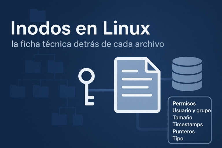 Inodos en Linux: la ficha técnica detrás de cada archivo