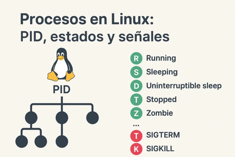 Procesos en Linux: PID, estados y señales