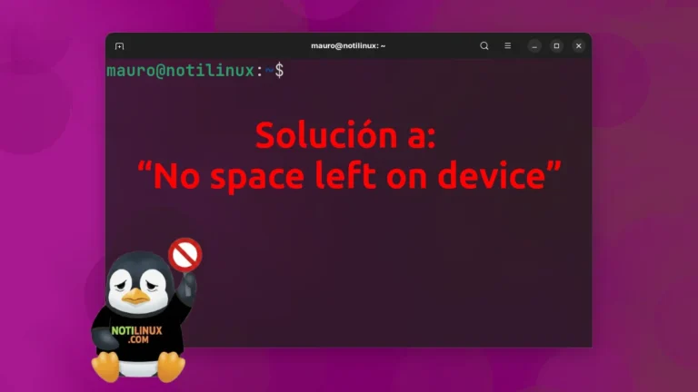Solución a: “No space left on device” en Linux (aunque haya espacio libre)