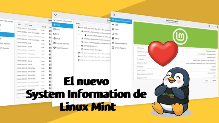 Linux Mint 22.3 estrenará su nueva aplicación «System Info»