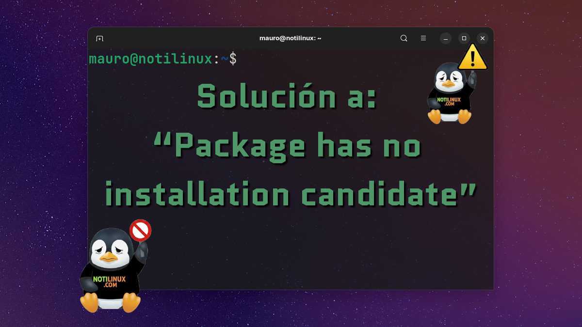 Solución a: “Package has no installation candidate” en Linux ...
