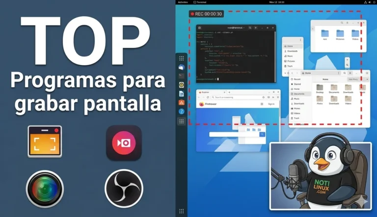 Los Mejores programas para grabar pantalla en Linux