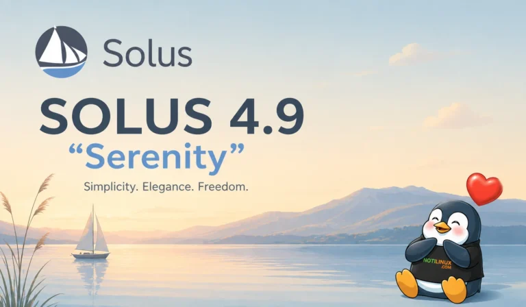 Solus 4.9 “Serenity” ya está disponible: kernel Linux 6.18 LTS, Plasma 6.6 y mucho más!