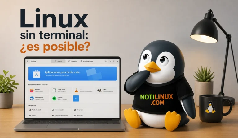 ¿Se puede usar Linux sin tocar la terminal? ¿Es posible?