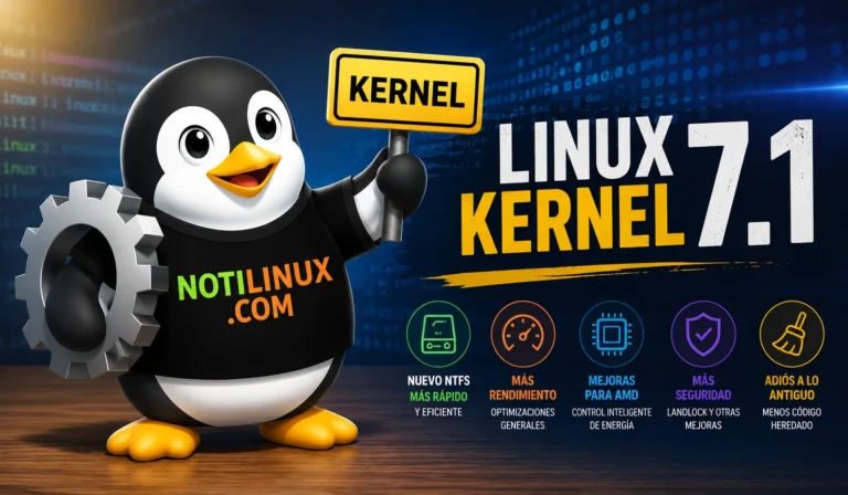 Linux Kernel 7.1 ya es oficial: nuevo NTFS, más rendimiento y adiós a código heredado