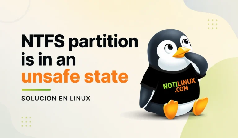 Solución a: “NTFS partition is in an unsafe state” en Linux