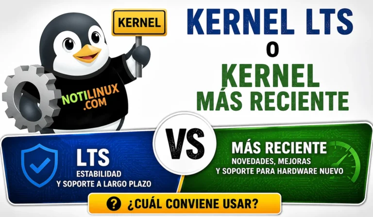 Kernel LTS o kernel más reciente: ¿cuál conviene usar?