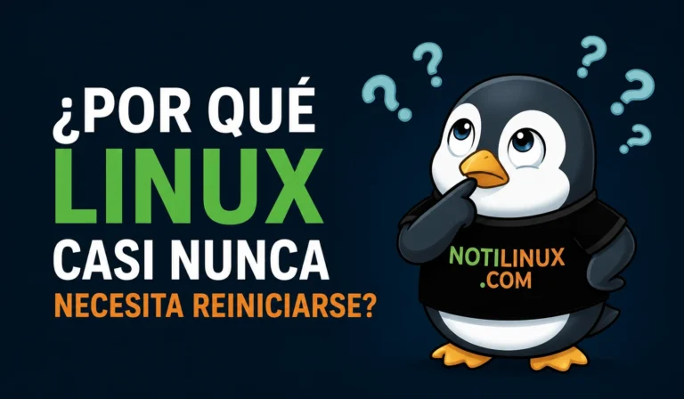 ¿Por qué Linux casi nunca necesita reiniciarse?