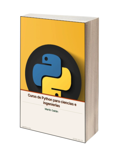 Portada del libro Curso de Python para ciencias e ingenierías