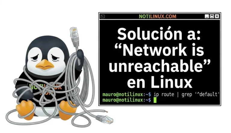 Solución a: “Network is unreachable” en Linux