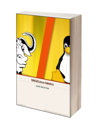 Portada del libro GNU/Linux básico