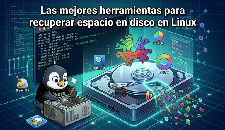 Las mejores herramientas para recuperar espacio en disco en Linux
