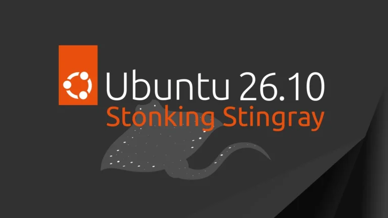 Cannonical mostró la mascota y el fondo de pantalla de Ubuntu 26.10 «Stonking Stingray»